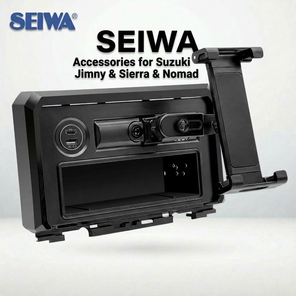 SEIWA Vehicle-Specific Accessories for Suzuki Jimny & Sierra & Nomad (JB64/JB74/JC74) - Smartphone a