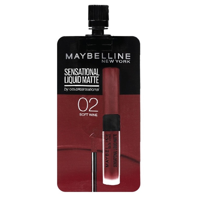 เมย์เบลลีนเซนเซชั่นลิปแมท เบอร์2  2มล. Maybeline Lip Sensation No2  2ml. [หมายเลขบาร์โค้ด 6902395789