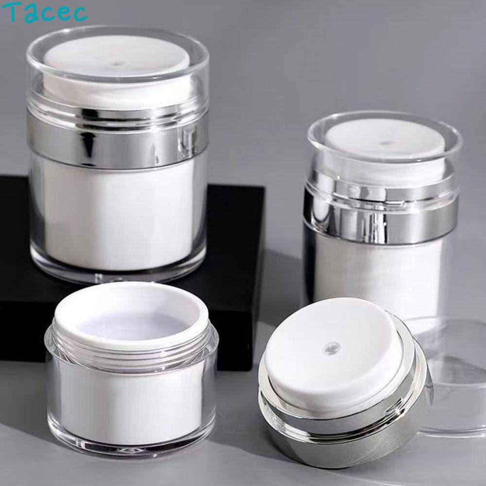 ANAMA Face Cream Lotion Cream Bottle, Travel Bottle 15ml/30ml/50ml Vacuum Bottle, Full-cover Push-ty