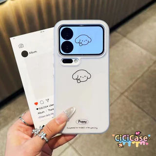เหมาะสำหรับ OPPO Reno 16 16F 12 12F 5 5F 10 11 13F 4F 5 6Z 7Z 8Z 8T 11F 14F 15 15F 15 Proกรอบโทรศัพท์รูปหมาน้อยกับแมวน่