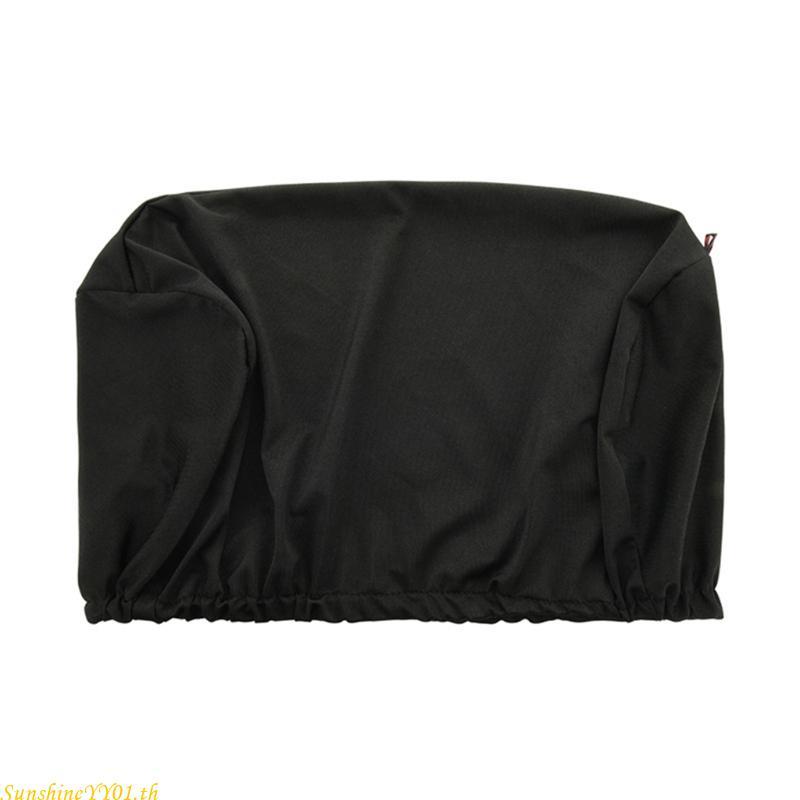 SUN Compact Outdoor Speaker Cover Protective Speaker Bag for Boombox Speaker Cloth Home Office สีดํา