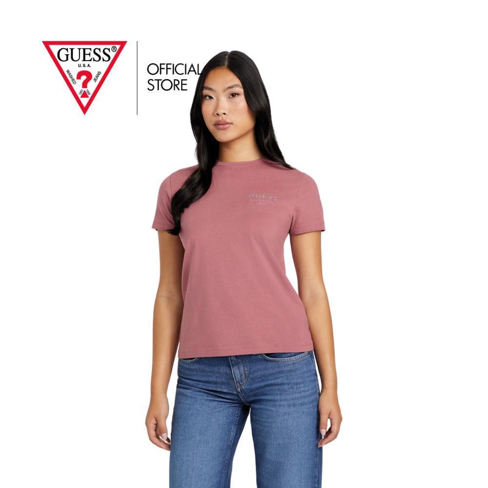 GUESS WOMEN เสื้อยืด รุ่น QBRI78K9TJ1  สีม่วง