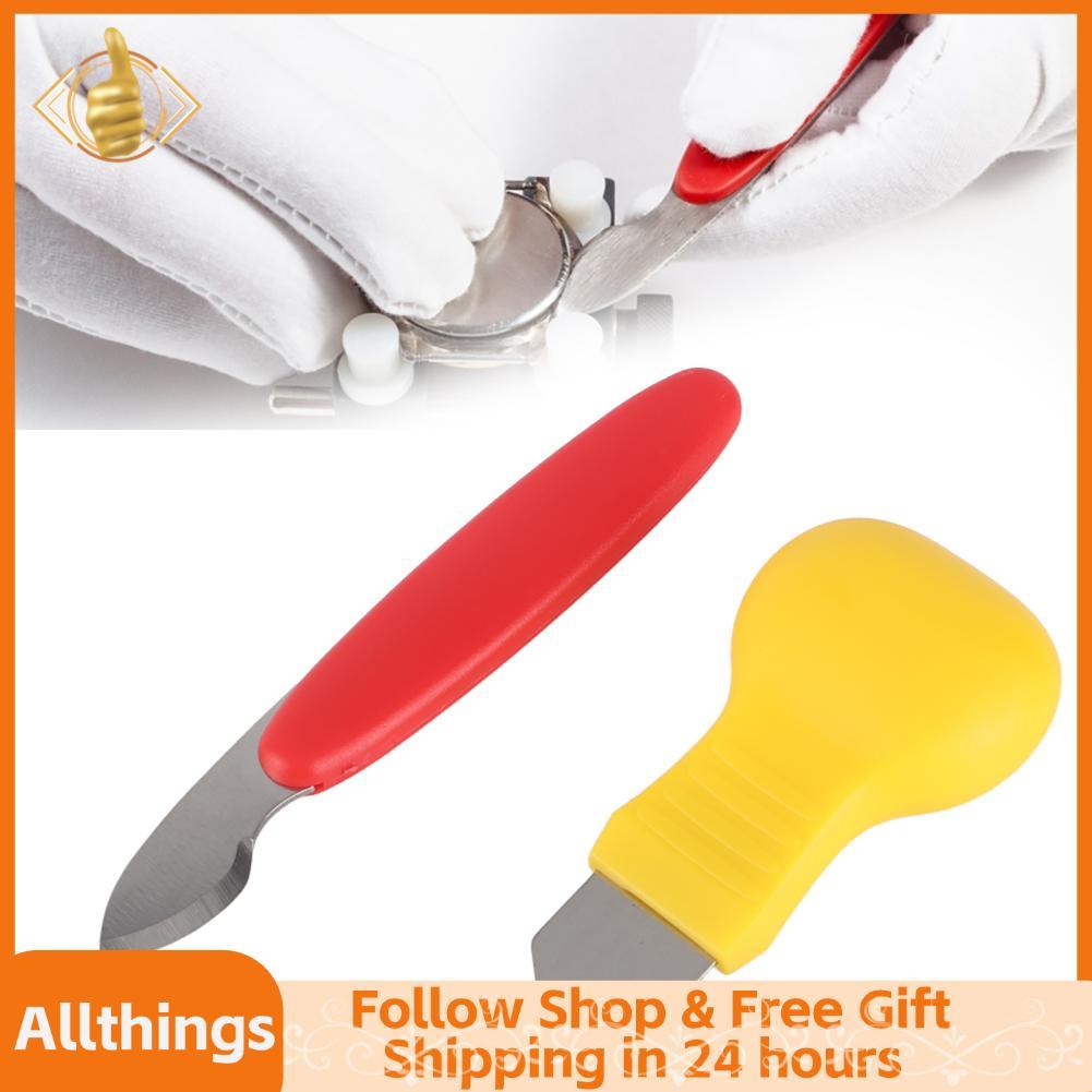 Allthingss Allthingss ZJchao Watch Case Opener Tool Kit - - สแตนเลสหน้าที่และตัวถอดพลาสติกด้านหลังเข้ากันได้กับนาฬิกาอะนาล็อกส่วนใหญ่ที่จำเป็นสำหรับช่างซ่อมนาฬิกาและผู้ที่ชื่นชอบการซ่อม DIY