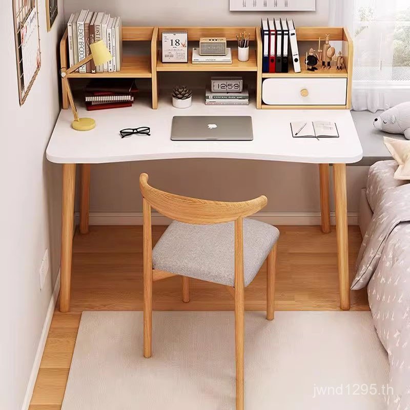 All-in-One w6 ครัวเรือนเดสก์ท็อปห้องนอนโต๊ะคอมพิวเตอร์ Simple ชั้นวางหนังสือให้เช่า House โต๊ะศึกษาโ