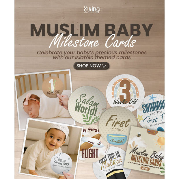 SWING SUROOR - การ์ดมุสลิม Baby Milestone