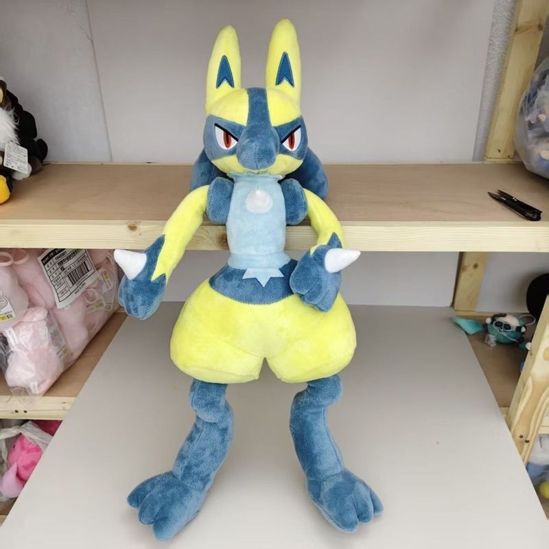 【พร้อมส่ง】ตุ๊กตา pokemon ตุ๊กตาโปเกม่อน plush doll plushie Pokémon Pokémon Lucario Plush Doll 52cm B