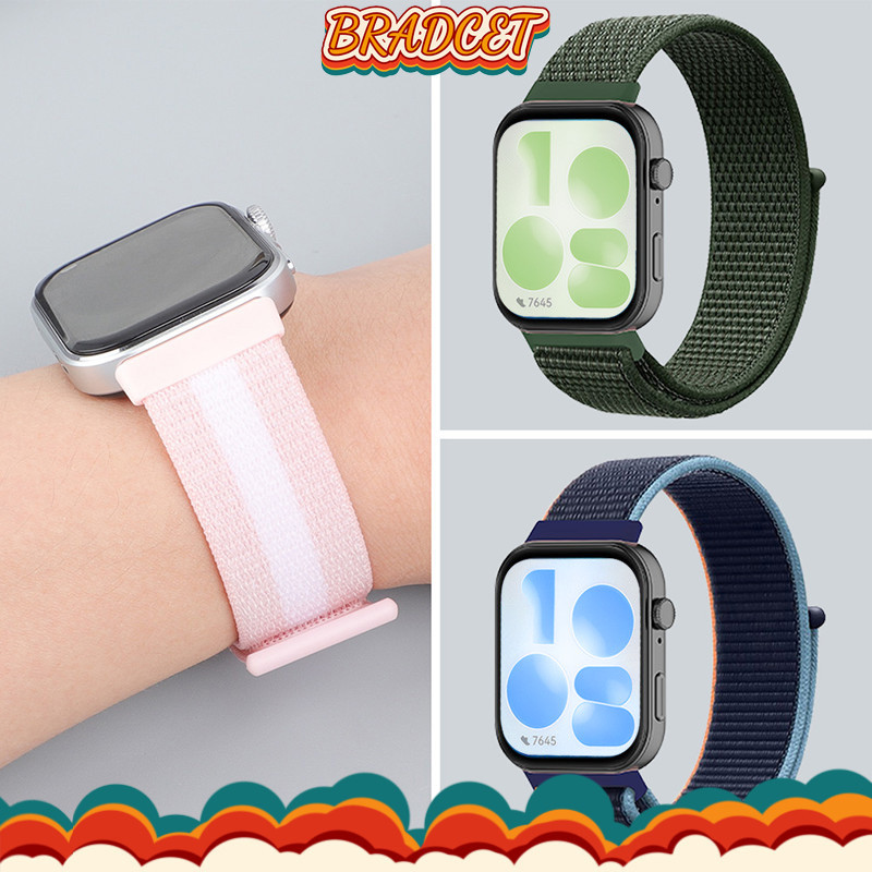 สายรัดแบบลูปไนลอน for Huawei Watch Fit 5 4 3 / 5 Pro สายรัดข้อมือเปลี่ยนได้แบบปรับความกว้าง for สมาร์ทวอทช์ Huawei Fit 3