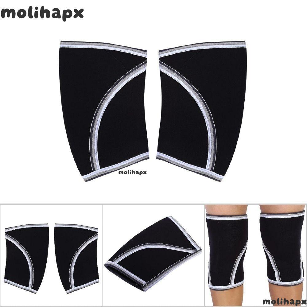MOLIH เข่า Sleeves, Neoprene Breathable Support Elbow Pads, 7 มม.ป้องกัน Discomfort Alleviation Join