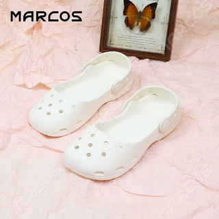 MARCOS รองเท้าหัวโตผู้หญิง แบบรัดส้นดีไซน์สวย วัสดุ EVA คุณภาพดี พื้นหนานุ่ม รองรับส้นเท้า กันลื่น ทนทานใช้งานยาวนาน #05