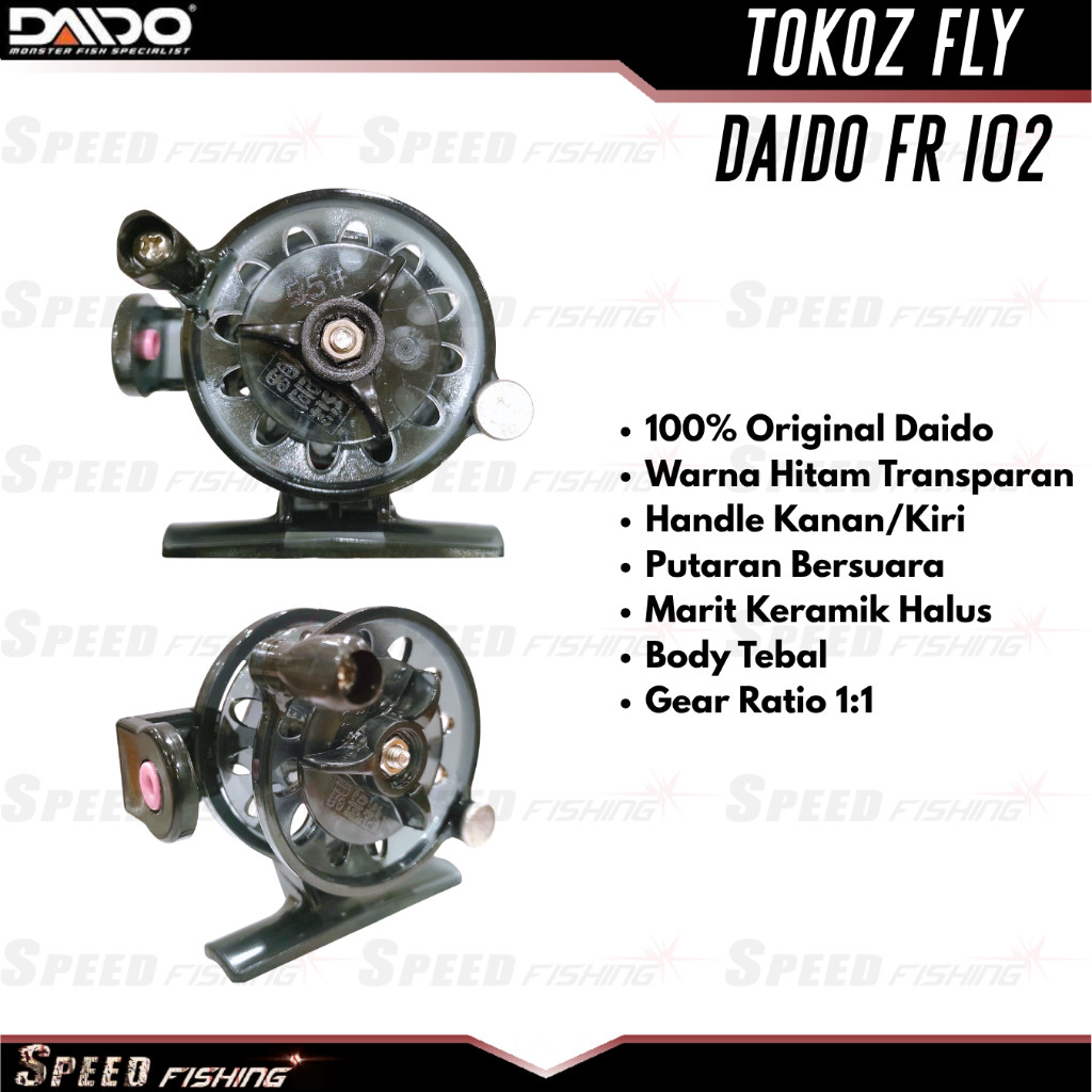 รอกตกปลา Arsya Galeri Daido Tokoz FR 102 Tokos Tegek