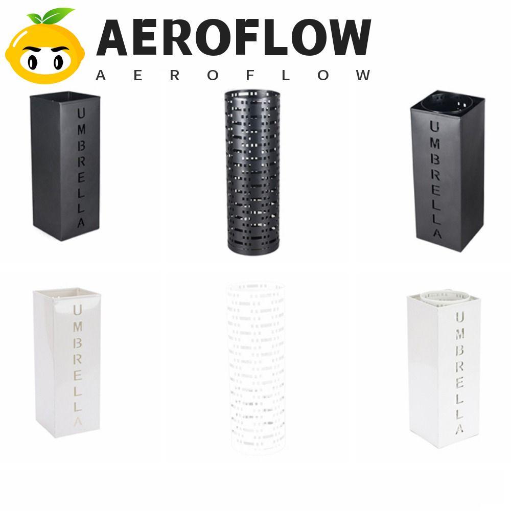 AEROFLOW ที่วางขาตั้งร่ม, ชั้นวางขาตั้งร่มที่ทนทานสร้างสรรค์, ภาชนะเก็บร่มสีดํา/ขาวความจุขนาดใหญ่แนวตั้งที่ทนทาน Entryway