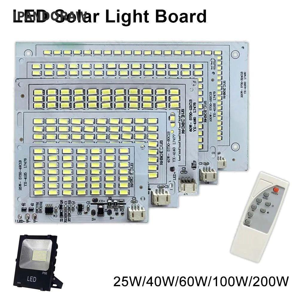 IPANDORAW 1 ชิ้นแหล่งกําเนิดแสง, แสงสีขาว 25/40/60/100/250 วัตต์ LED Light Board, ความสว่างสูงพร้อมรีโมทคอนโทรล SMD5730 รีโมทคอนโทรล Floodlight