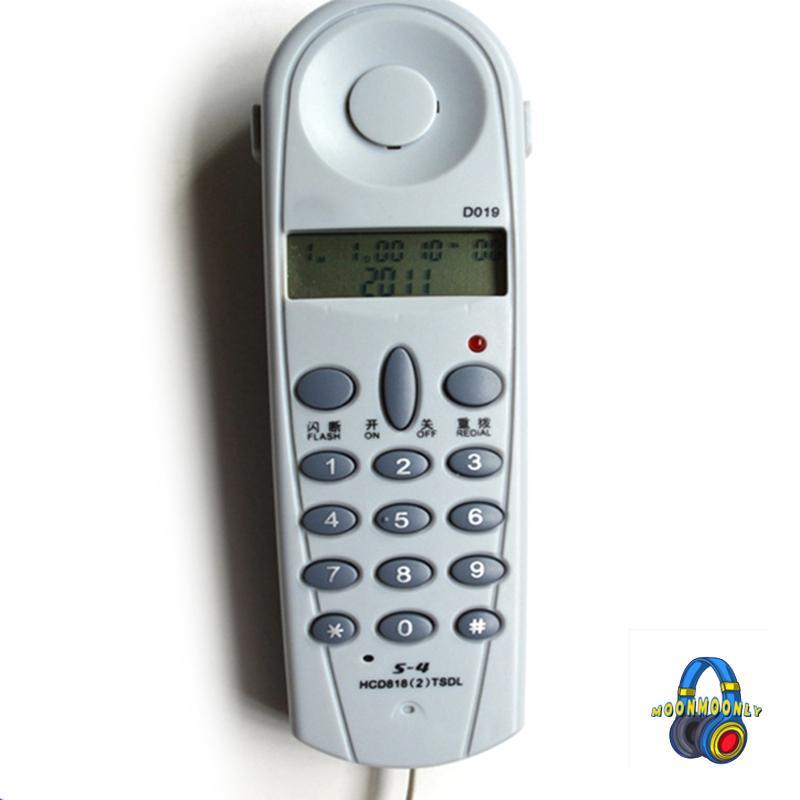 MOON พร้อมจอ LCD Caller Display Phone NOT Test ซ่อมสายโทรศัพท์ตรวจสอบ