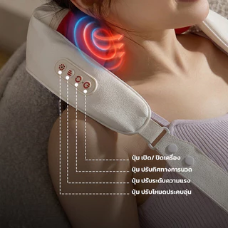 SOULGTM เครื่องนวดไฟฟ้าอัจฉริยะ 8D รุ่นอัปเกรด Neck and Shoulder ผ่อนคลายได้ทุกที่ ทุกเวลา ของแท้ 100%