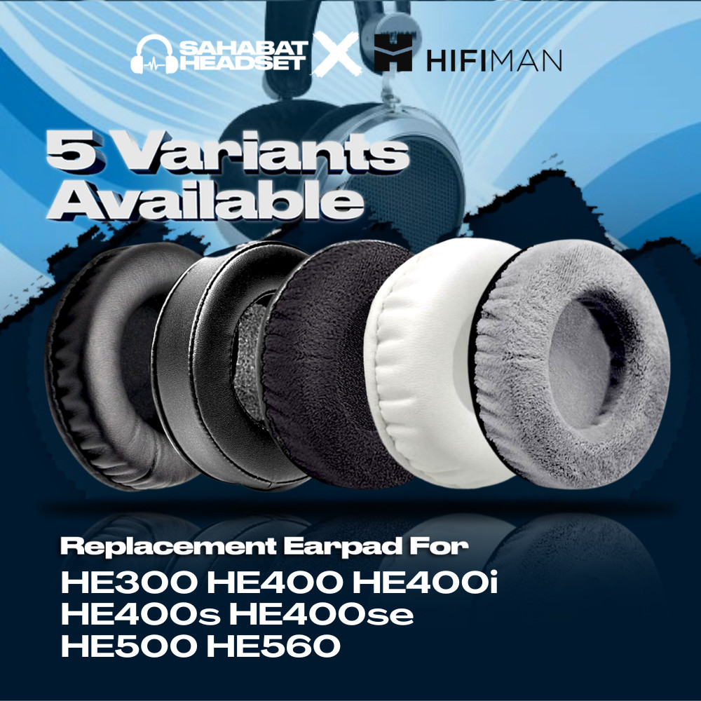 Earpad Earcup แผ่นรองหูฟัง Hifiman HE300 HE400 HE400i HE400s HE400se HE500 HE560 แผ่นโฟม
