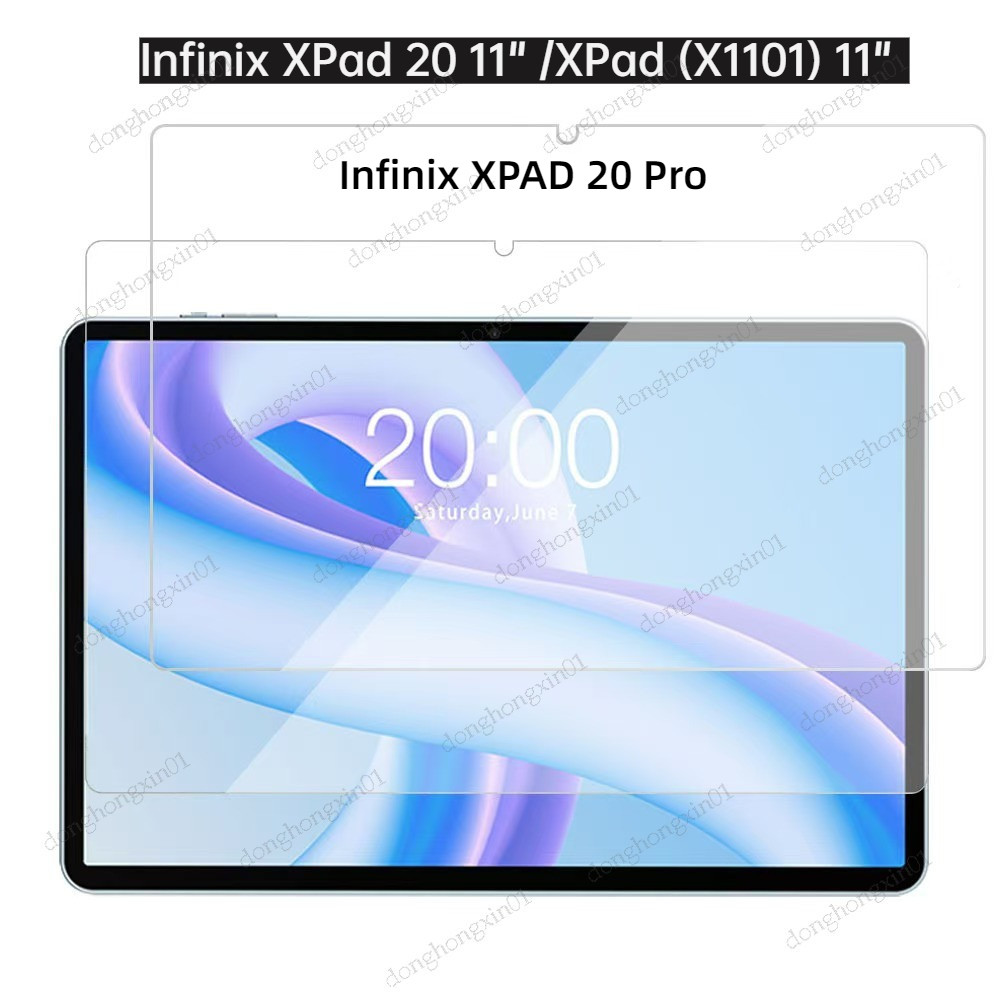 HD ป้องกันหน้าจอสําหรับ Infinix XPAD 20 Pro 12 "XPad20 11 X1201 X1102 X1101 X1101B ป้องกันฟองฟรีกระจ