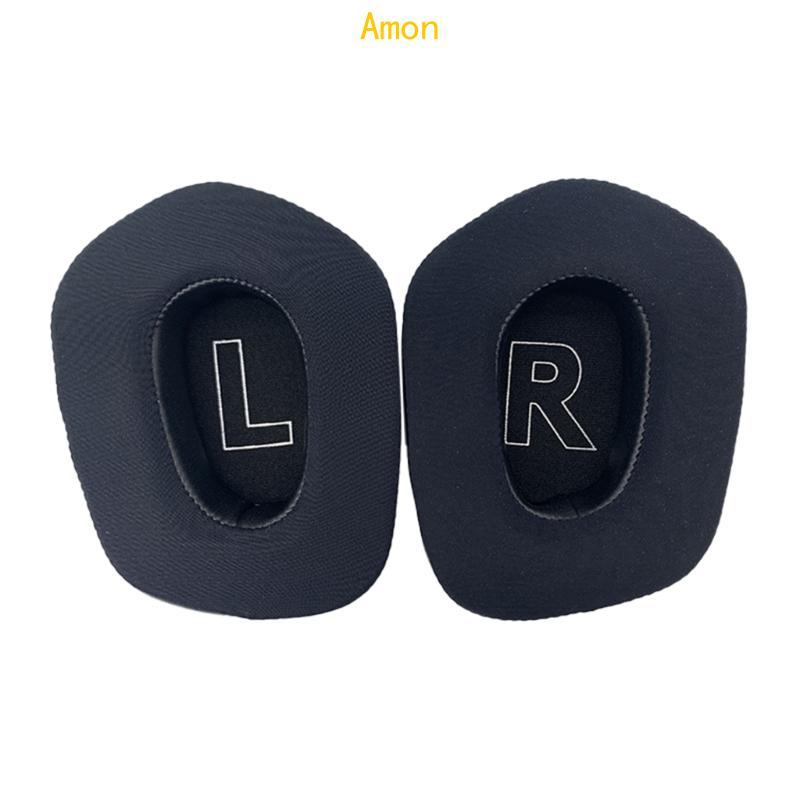 Amon ชุดหูฟังแผ่นรองหูฟังเปลี่ยนสําหรับ G733 G335 หูฟังเจลทําความเย็น