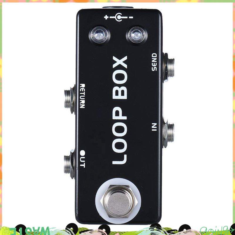 Mini Guitar Effect Pedal Loop Box Switcher Channel Selection True Bypass