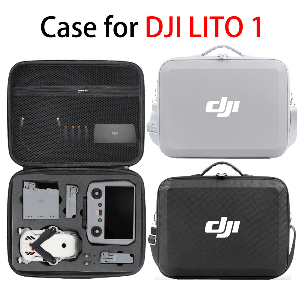 สําหรับ DJI LITO 1/X1 กระเป๋าเก็บชุดรอบด้าน, กระเป๋าสะพายข้างมือถือ RC 2/RC-N3 รีโมทคอนโทรลกล่องเก็บ Lito 1 อุปกรณ์เสริมโดรน