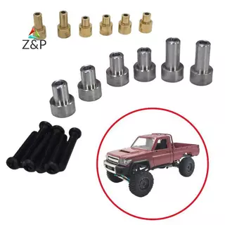 Z & P 1 ชุดสําหรับ 1/12 ดัดแปลงล้อใหญ่อะไหล่อัพเกรดพิเศษ MN82 MN82S รถโลหะเปลือกยกคอลัมน์ความสูง Braet COD