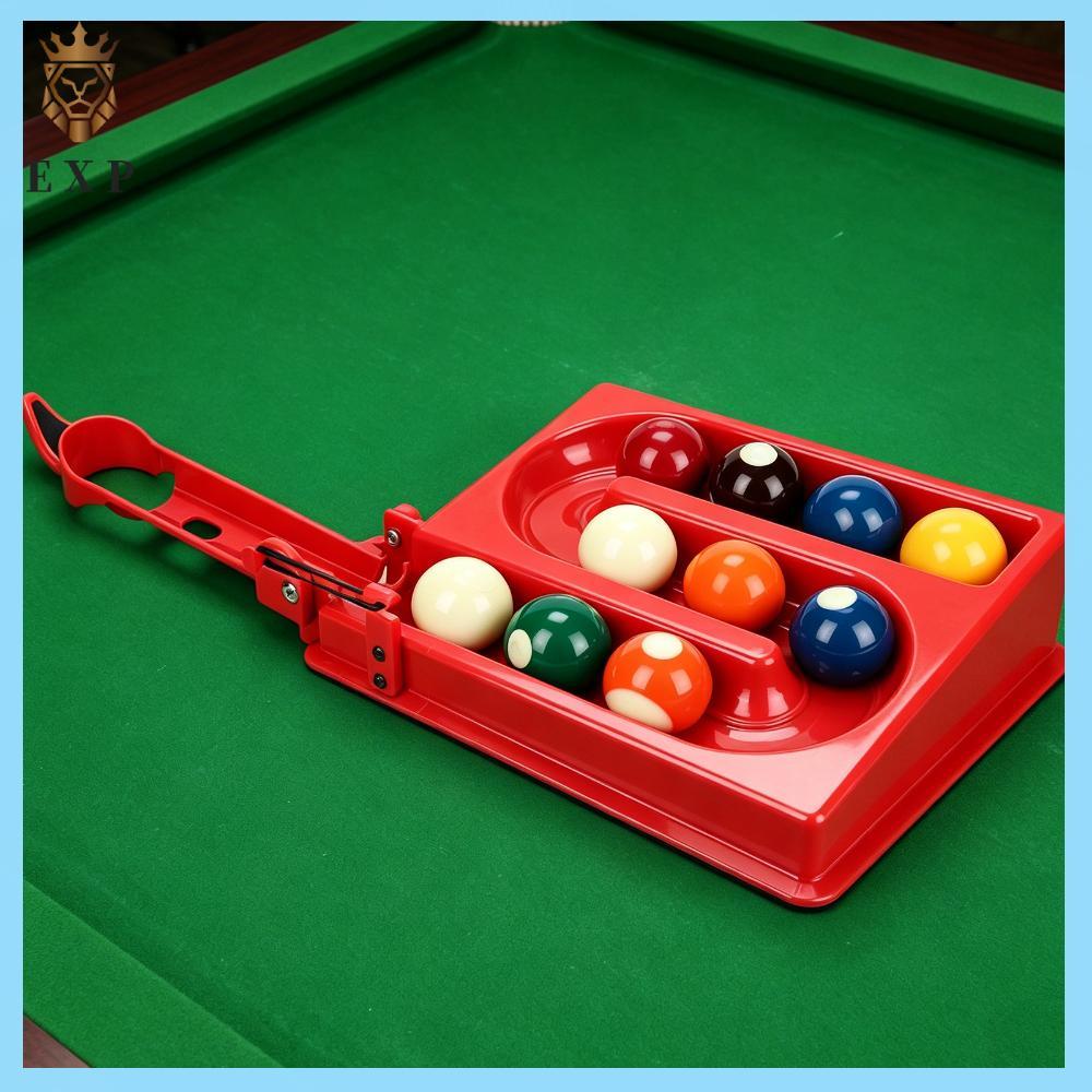 [explosion1.th] Precision Pool Ball Rack Reusable Pool Ball Rack บิลเลียดเครื่องมือการฝึกอบรม Snooke