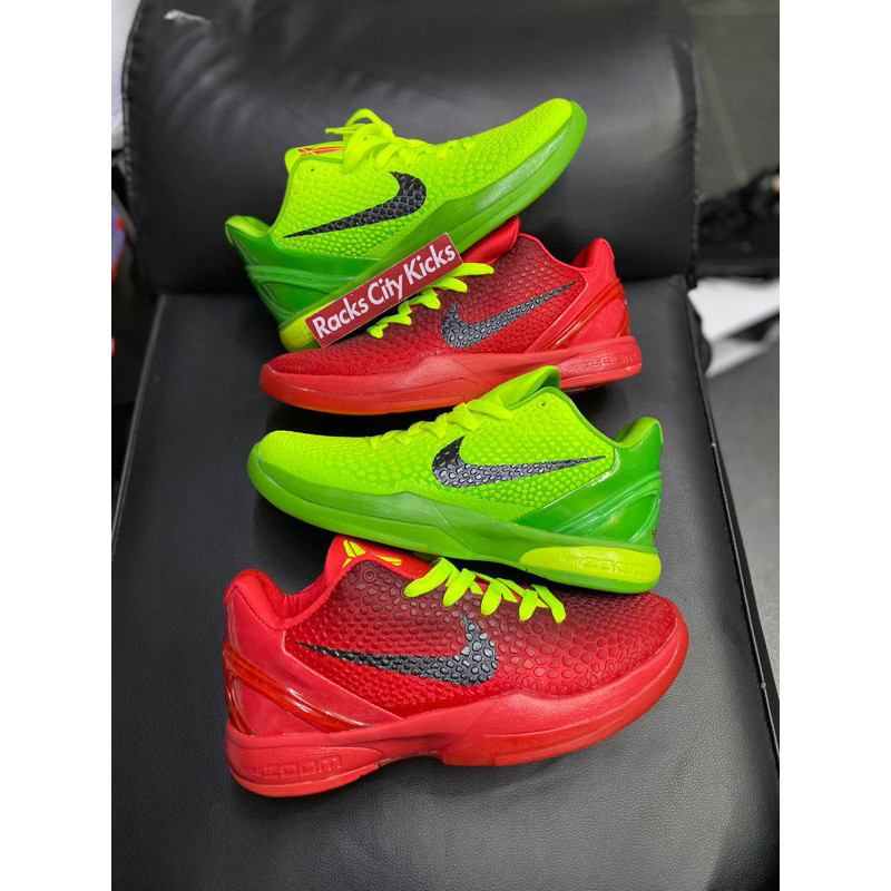 Kobe 6 Grinch และ Reverse Grinch โดย Racks City Kicks