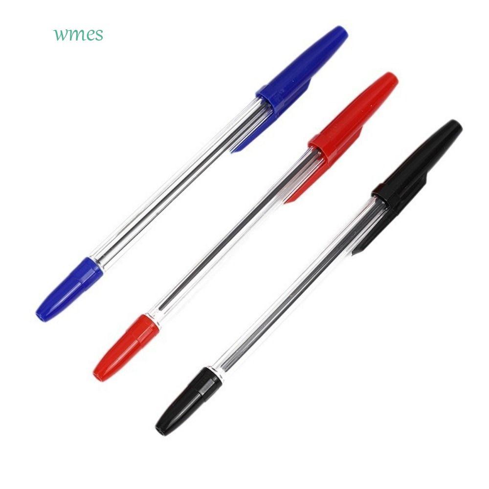 WMES1ZA 20 ชิ้นพลาสติกปากกาเจล,สีดํา/สีแดง/สีฟ้า Simple Appearance ปากกาลูกลื่น,บุคลิกภาพเครื่องเขีย