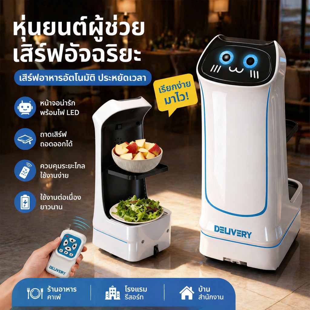 หุ่นยนต์ส่งอาหาร อาร์ซี สําหรับเด็กสนุกของเล่น2.4กหุ่นยนต์ควบคุมระยะไกลเด็กของเล่นแบบโต้ตอบพร้อมเสียงและแสงเคลื่อนไหวหลายทิศทาง