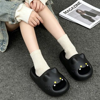 Destin🩰พร้อมส่งจากไทย🛒รองเท้าแตะอุ้งเท้าแมวน่ารักสำหรับผู้ชายและผู้หญิง รองเท้าแตะสไตล์คาที่น่ารัก, มีฝ่าพื้นกันลื่น