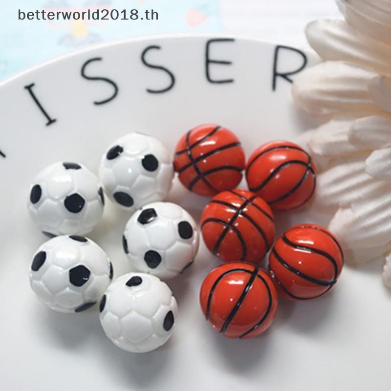 [bet] 5 ชิ้น Miniature Football Football Basketball Badminton DIY Accessories [TH]