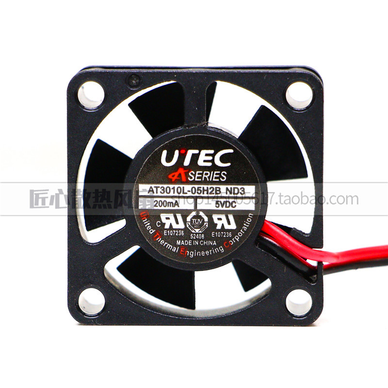 AT3010L-05H2B ND3 5V 200MA 3010 3CM Mini Silent Small Fan 30 * 30 * 10 มม.