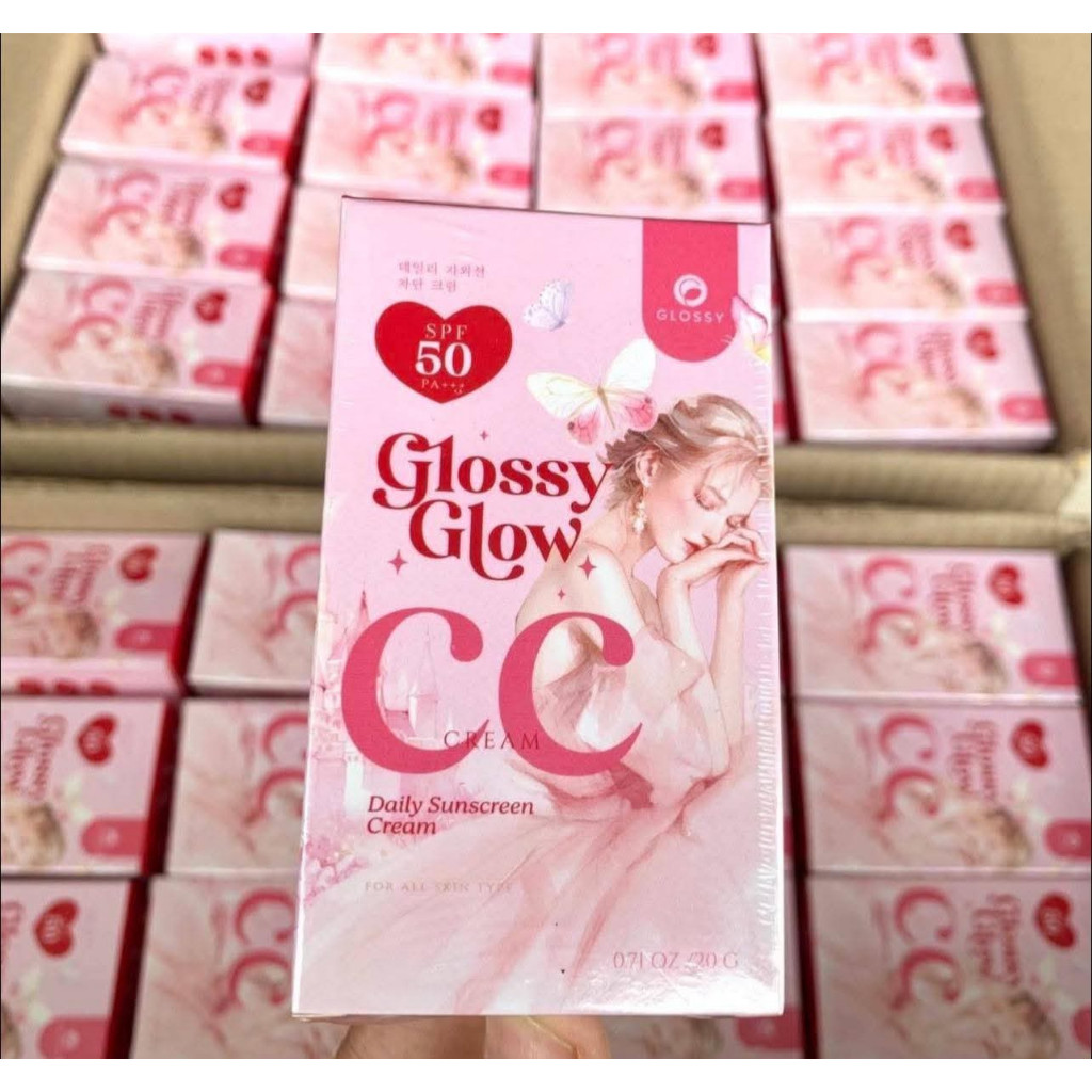 กันแดดกลอสซี่โกลว์ Glossy Glow CC Cream