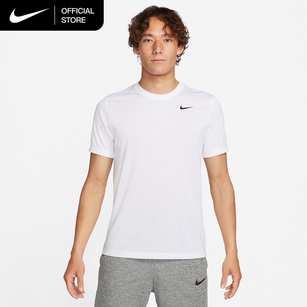 Nike Dri-FIT Men's Fitness T-Shirt - White [DX0990-100]