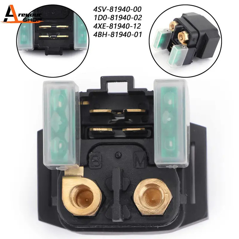 Ar ใหม่ Starter รีเลย์ Solenoid สําหรับ Yamaha Raptor 350 YFM350 2004 YFZ-R1 2007-2008 4SV-81940-00 