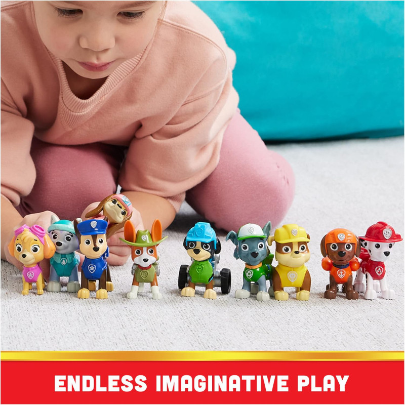 PAW Patrol 10th Anniversary All Paws On Deck Toy Figures Gift Pack 10 Collectible Action Figures ของ