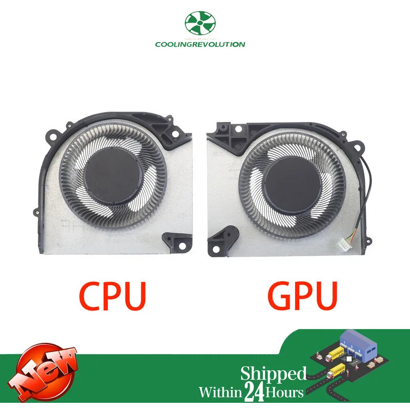 แล็ปท็อป CPU GPU พัดลมระบายความร้อน DFSCL12E16486S DFSCL12E06486S สําหรับ Medion Erazer Scout E20-MD