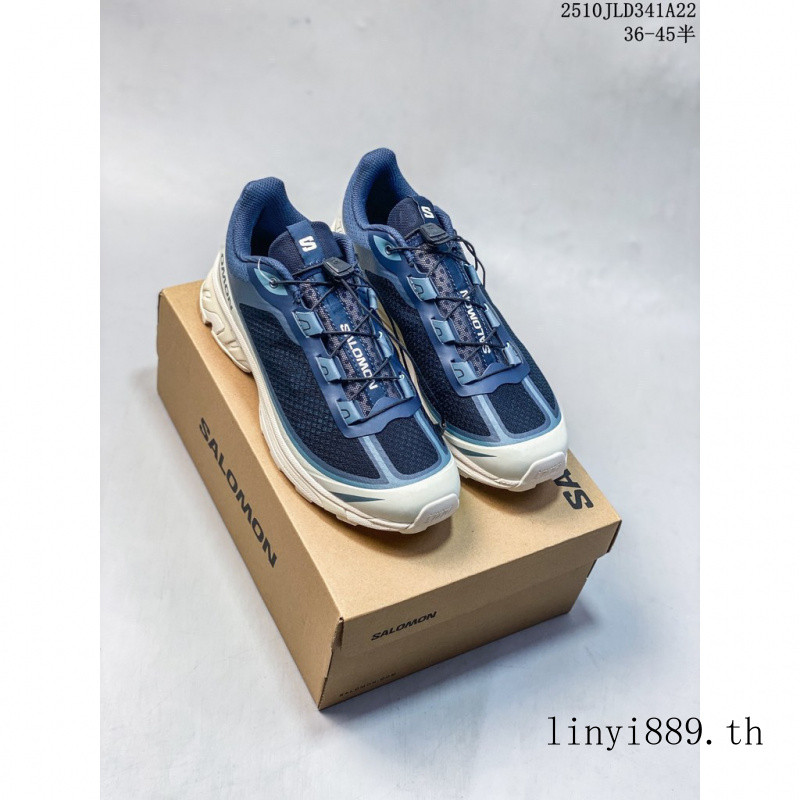 Salmon XT-6 FT กลางแจ้ง Off-Road สีดําผู้ชายผู้หญิงสไตล์เดียวกัน Low-Top Functional รองเท้า WQD9