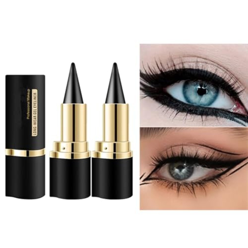 อายไลเนอร์เจลสีดําดินสอกันน้ํารอยเปื้อนติดทนนานครีมอเนกประสงค์ Eye Lip Face แต่งหน้าดินสอ