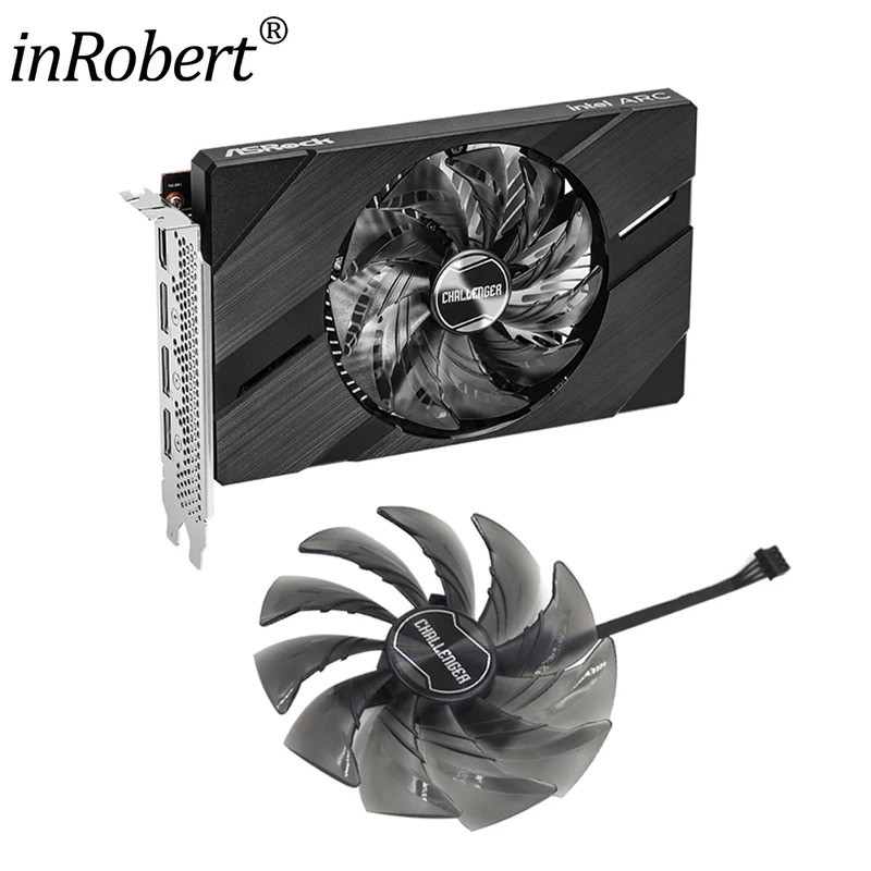สําหรับ Asrock Arc A380 6GB Challenger ITX OC การ์ดวิดีโอพัดลม 95 มม.CF1010H12S กราฟิกการ์ดเปลี่ยนพั