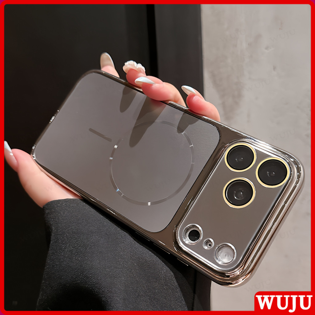 WUJU Magnetic Magnetic Case เข้ากันได้กับ IPhone 17 16 15 14 13 Pro Max, พร้อมการเสร็จสิ้นที่ทนต่อการขีดข่วน, คัตเอาท์ที่แม่นยําและการเข้าถึงที่ตอบสนอง