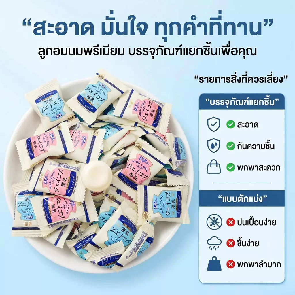 Jinlong ลูกอมนม นำเข้าจากประเทศญี่ปุ่น รสชาติอุดมไปด้วย ทั้งผู้ใหญ่และเด็กชื่นชอบ ลูกอมนมคุณภาพสูง ที่ทุกคนต้องการ