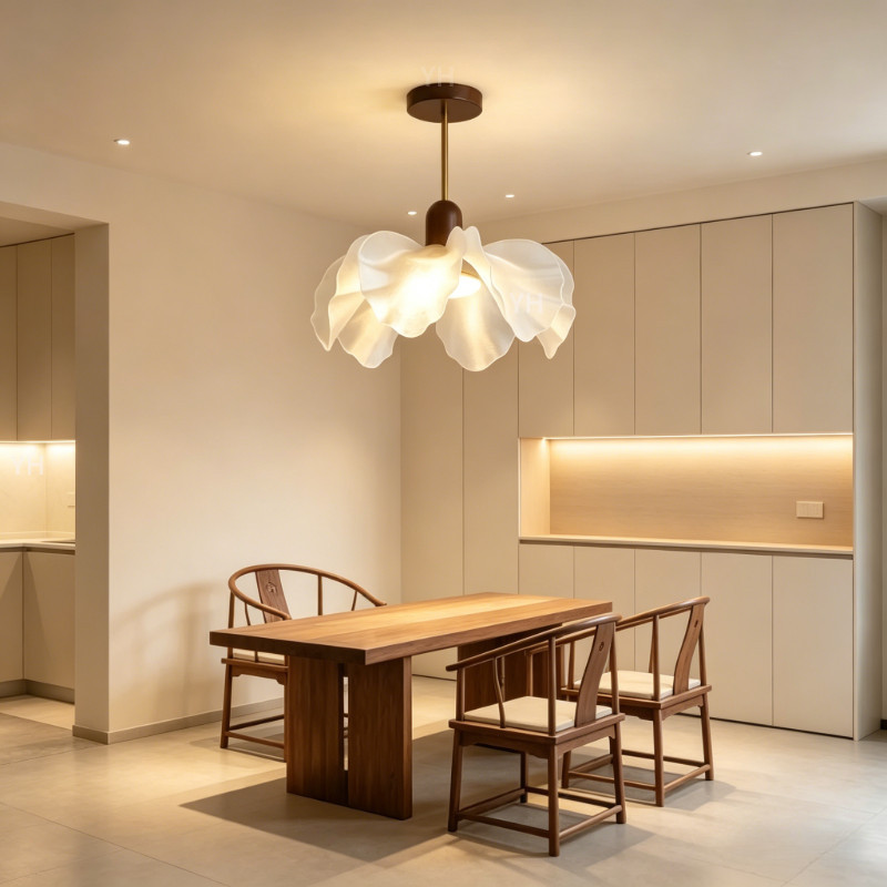 โคมไฟระย้า โมเดิร์น เรียบง่าย LED นอร์ดิก สำหรับ ห้องนอน ร้านอาหาร ห้องนั่งเล่น ตกแต่ง