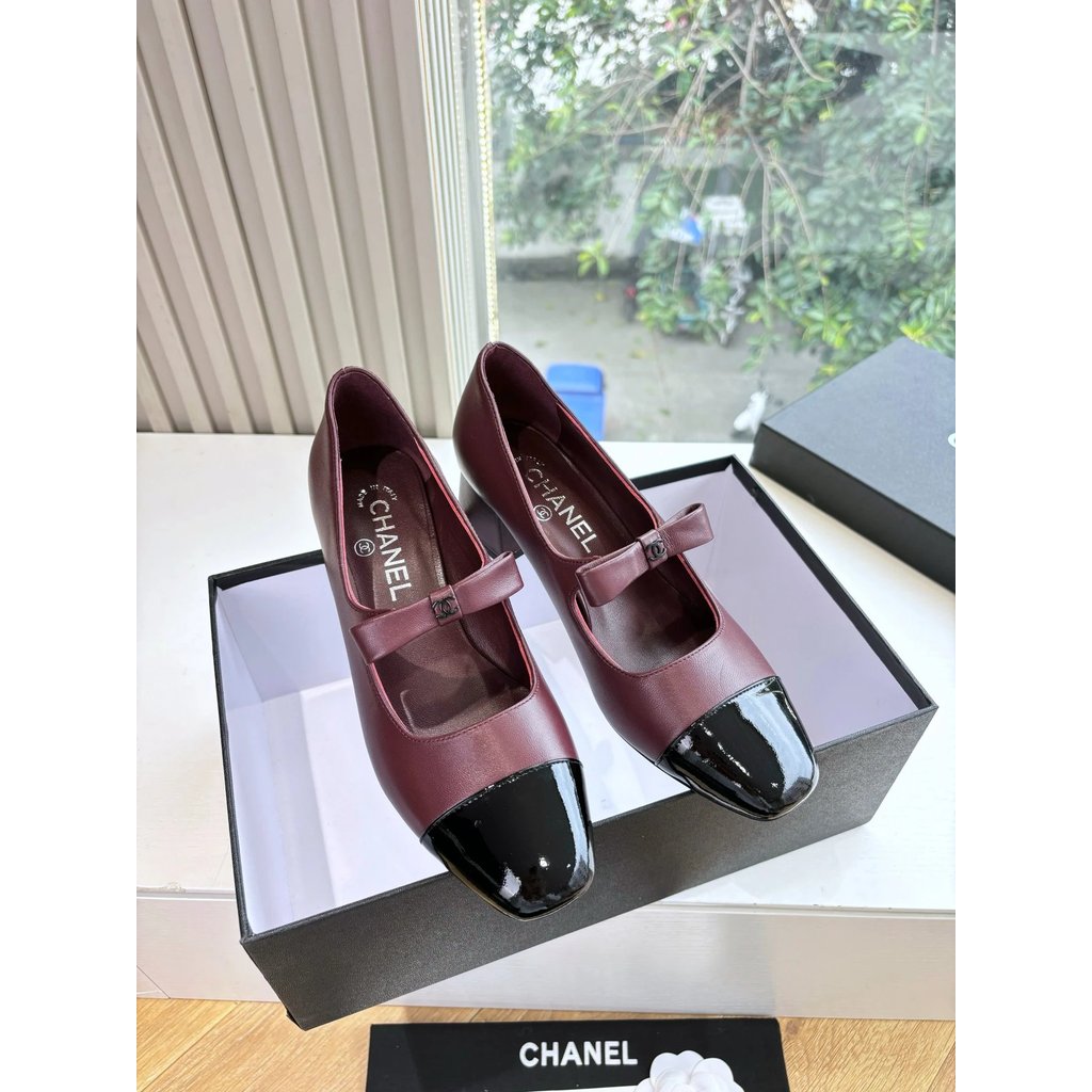 2025.10.31-CHANEL CHANEL รองเท้า Mary Jane/รองเท้าส้นสูง