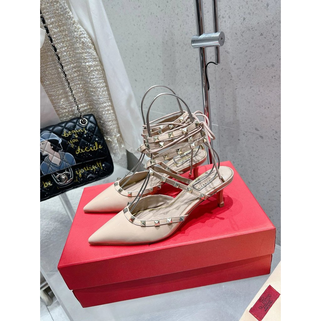 2025.1.7-5cm Heel Valentino Valentino รองเท้า/รองเท้าส้นสูง