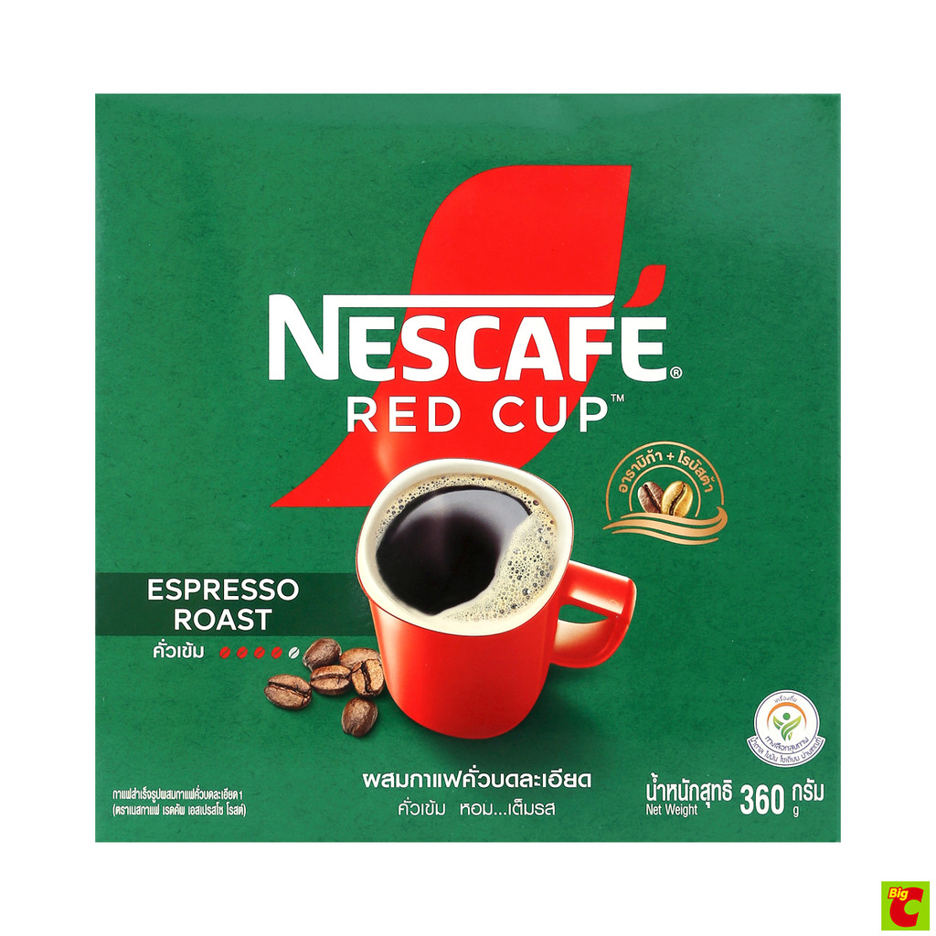 เนสกาแฟ เรดคัพ เอสเปรสโซ่ โรสต์ กาแฟสำเร็จรูปผสมกาแฟคั่วบดละเอียด 320 ก.