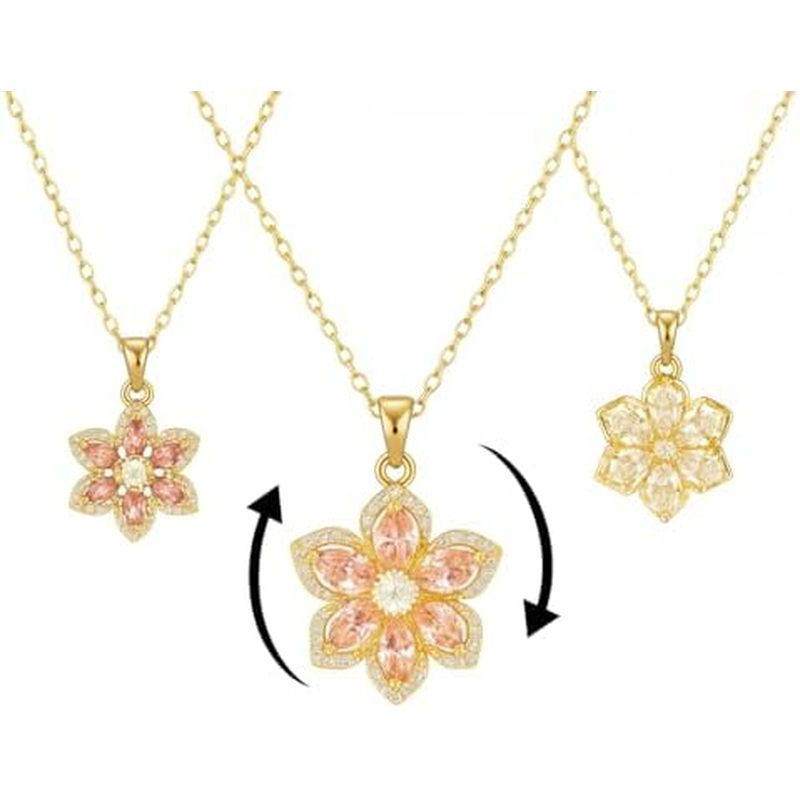 สร้อยคออยู่ไม่สุข Occasions Set in & Rose Flam Jewelry Silver Rosa Gold planta D-Rot & PKs &Pack Ril