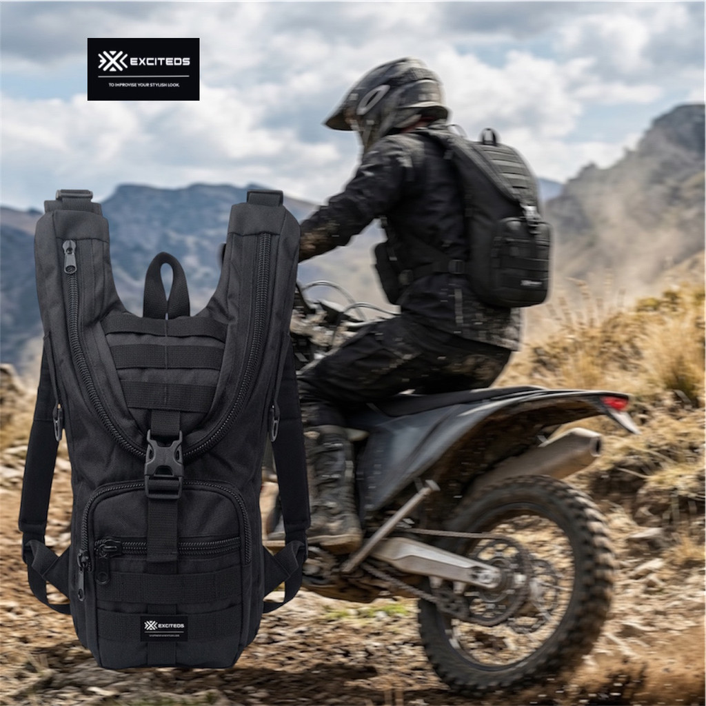 Abdulhlahbag - Mens Army Tactical Motocross Trail Backpack Camo Cycling Sports Backpack