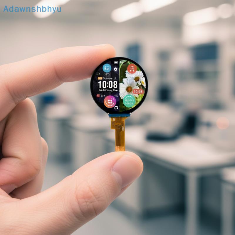 Adhyu IPS 1.28 นิ้ว 1 ชิ้นรอบ TFT LCD SPI GC9A01 Controller Capacitive Touch จอแสดงผลสําหรับอิเล็กทร