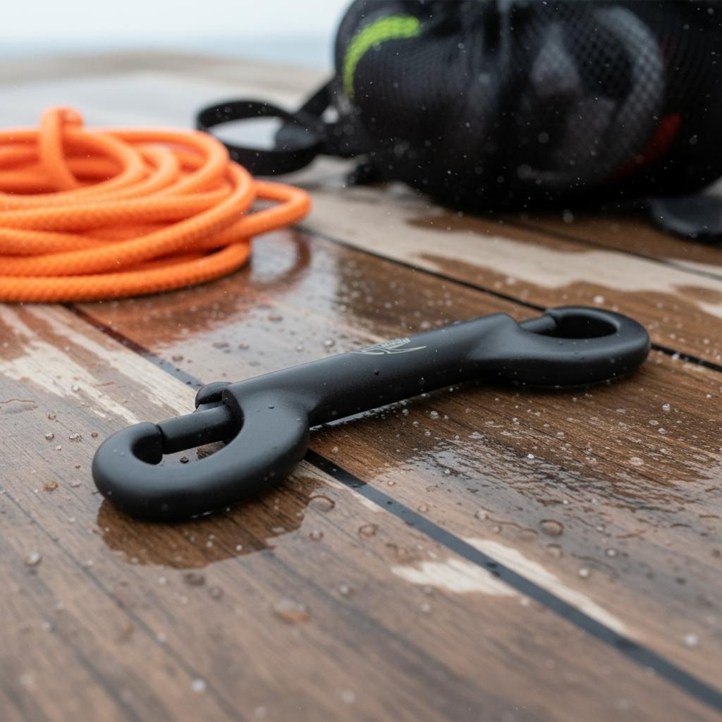 ทนทาน Double Ended Bolt Snap ใช้งานง่าย Double Ended Bolt Snap Hook การดําเนินการมือเดียวสําหรับนักด