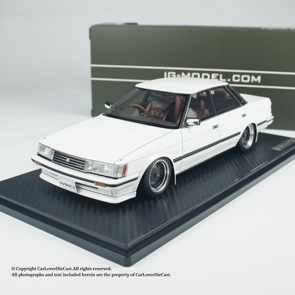 [สต๊อกพร้อม ติดต่อหากคุณมีคําถามใดๆ] IG 1: 18 Toyota Mark II Grande (GX7